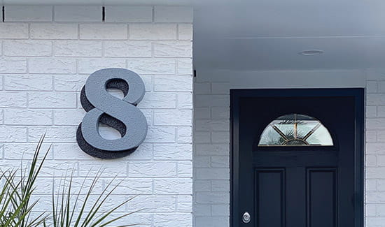 outdoor house numbers